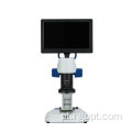 Microscópio digital profissional com tela LCD de 9 polegadas